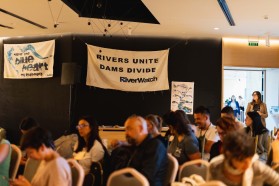 Banners over the years.